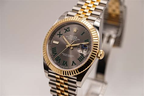 rolex wimbledon yellow gold